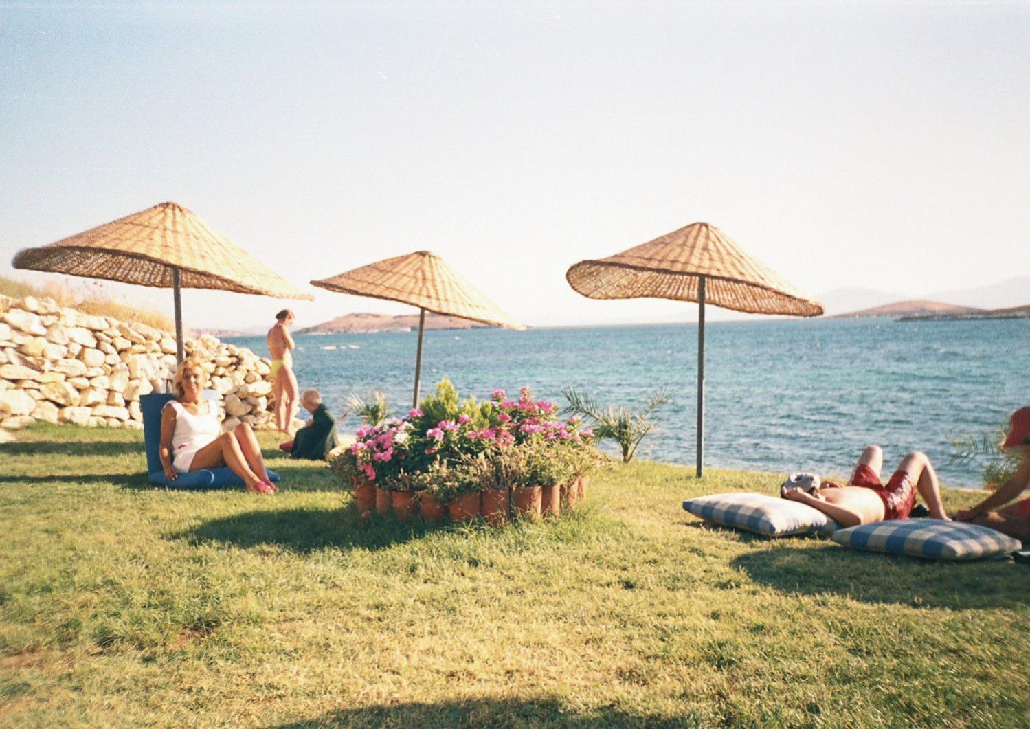 Teras Motel Foça Esterno foto
